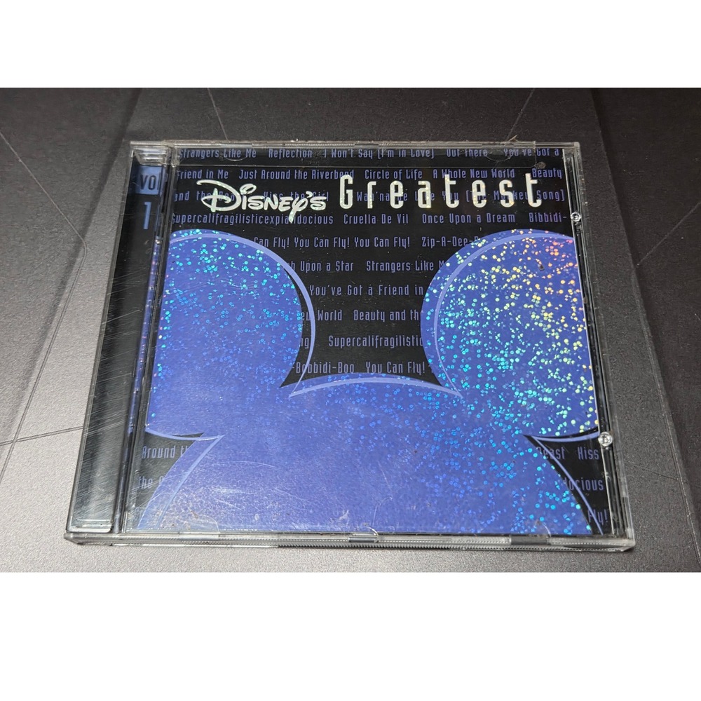 Disney's Greatest Volume 1 CD 2001 Compilation Soundtrack 20 Tracks 60693-7